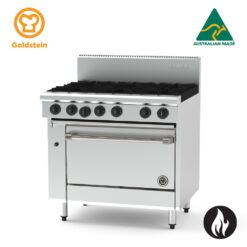 Goldstein 800 Series Gas 6 Burner Gas Fan Forced Oven