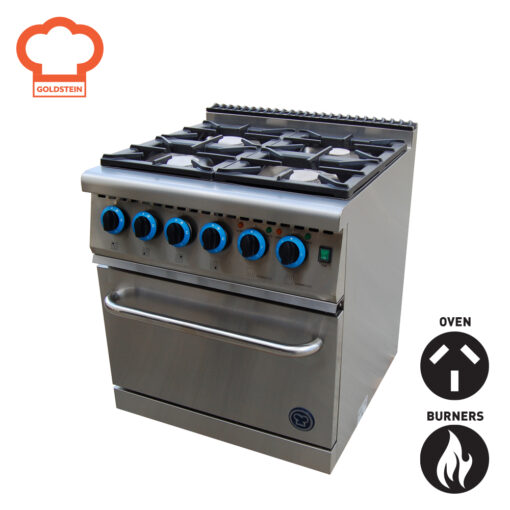 Goldstein 700 Series Gas 4 Burner Electric Convection Oven