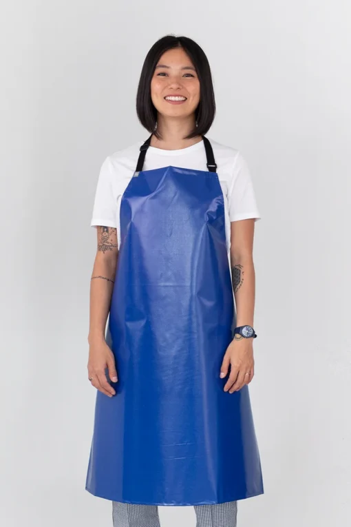 PVC Bib Apron- Navy