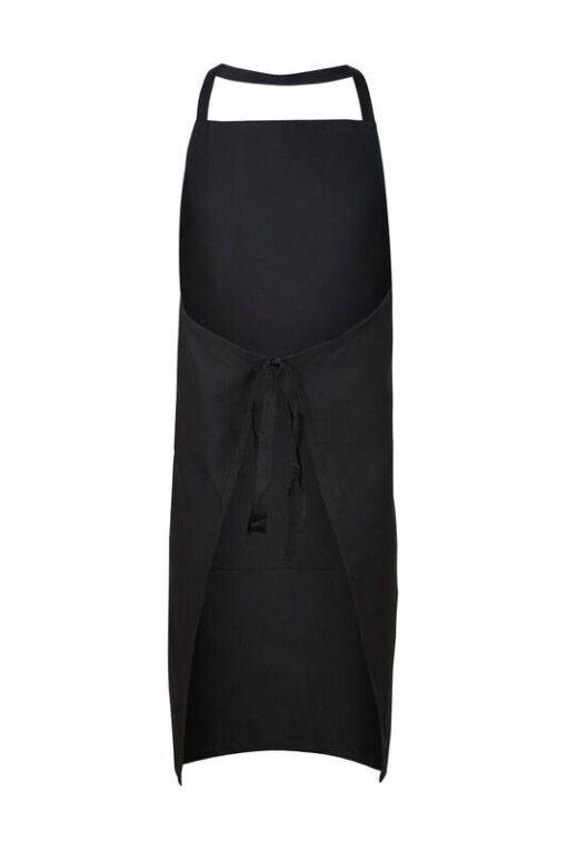 Gourmet Wear Bib Apron with Pocket- Black or White - Image 2