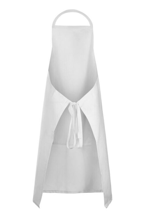 Gourmet Wear Bib Apron with Pocket- Black or White - Image 3