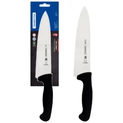 Tramontina 20cm chef knife black handle