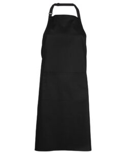 Deluxe Bib Apron with pocket Black