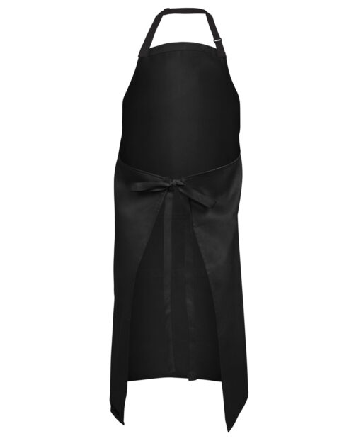 Deluxe Bib Apron with pocket Black - Image 3