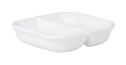 Royal Porcelain Chelsea Sauce Dish 2 Compartments 90mm