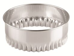 Stainless Steel Pastry Cutters- Crinkled