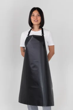 PVC Bib Apron- Black