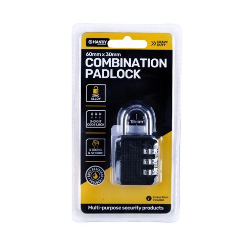 Padlock 3-Digit Combination - Image 2