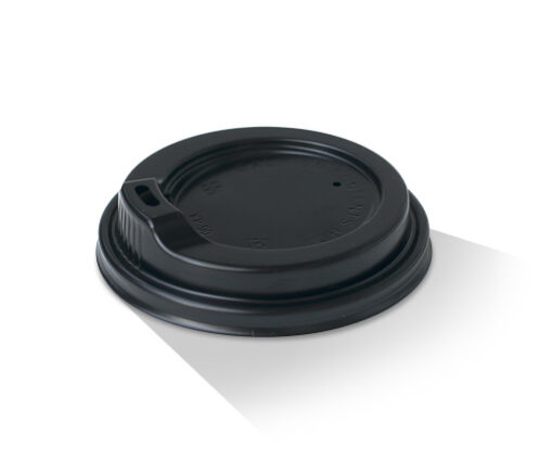 Coffee Cup Lids- Black with Spout