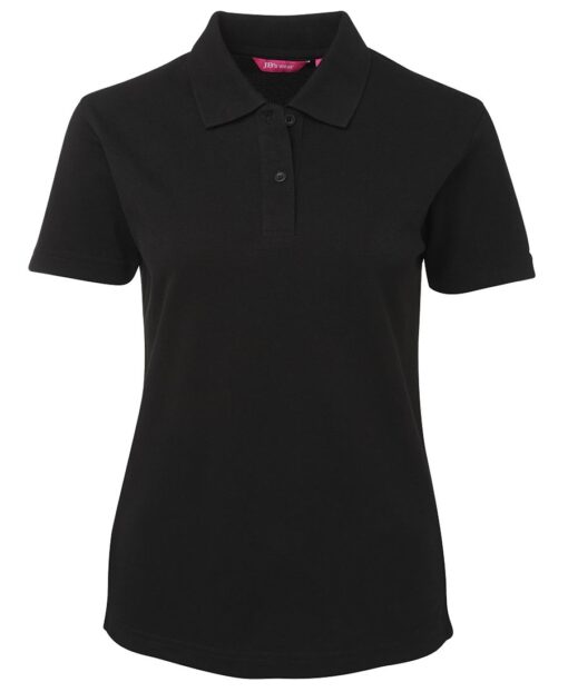 Polo Shirt -Solid Black - Image 2