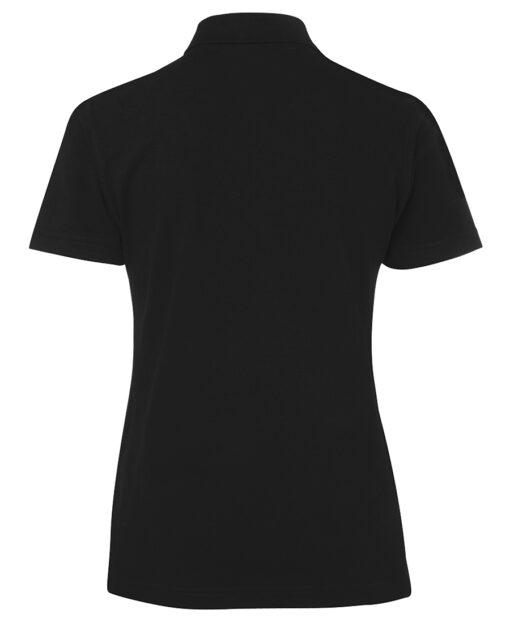 Polo Shirt -Solid Black - Image 3