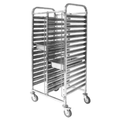 Double Gastronorm Trolley - Fits 32 x 1/1 Size Trays