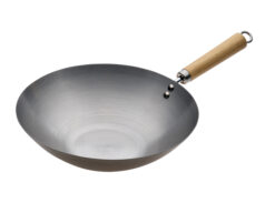 PYROLUX Carbon Steel Wok with Wood Handle 30cm