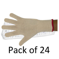 Cotton Glove 100%  Hypoallergenic- (12 pairs) x 24 units