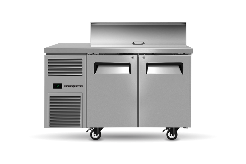 Skope ReFlex GN Compatible Salad Preparation Fridge- 2 Solid Door