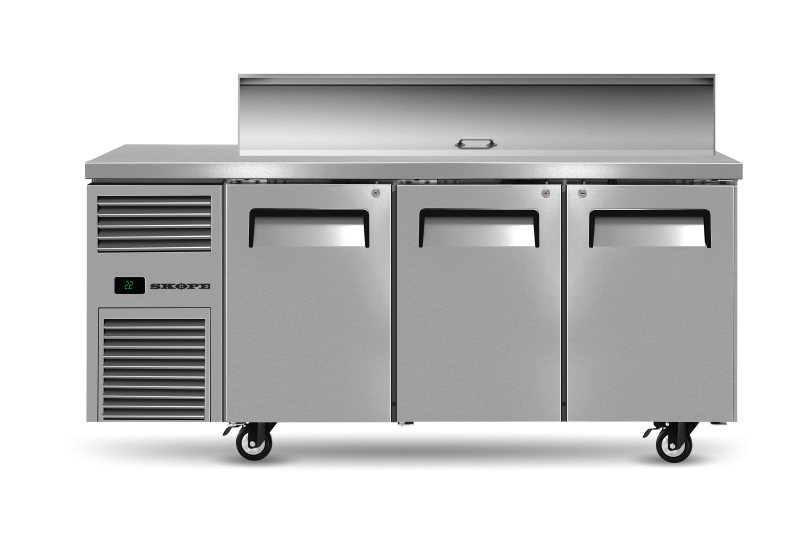Skope ReFlex GN Compatible Salad Preparation Fridge- 3 Solid Door