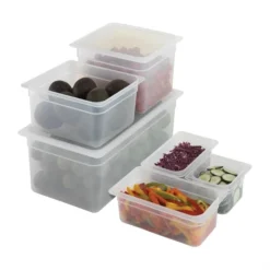 Cambro Polypropylene Gastronorm Trays, Lids, Drain Trays- Translucent